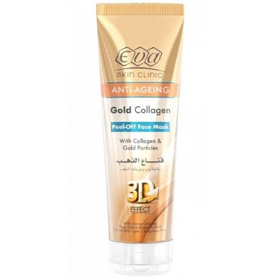 EVA SKIN CLINIC ANTI-AGEING GOLD COLLAGEN PEEL-OFF FACE MASK 100 ML